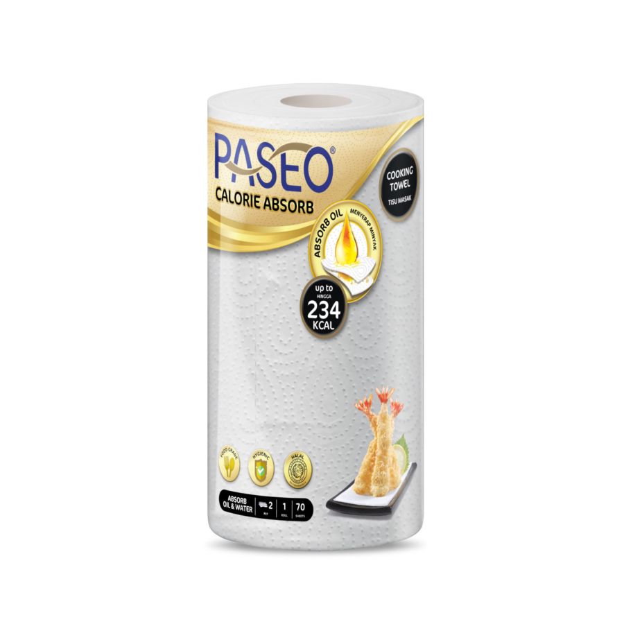 Paseo Calorie Absorb Tisu Dapur 70sheets