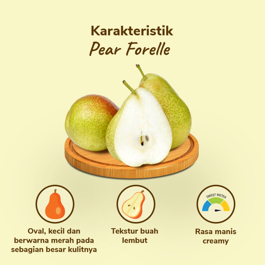 Pear Forelle Astro Farm 2-3 pcs 340-400 gram