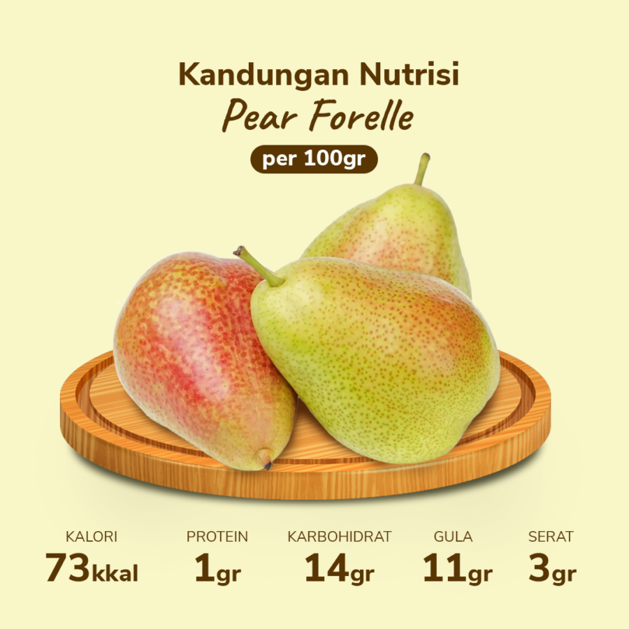 Pear Forelle Astro Farm 2-3 pcs 340-400 gram