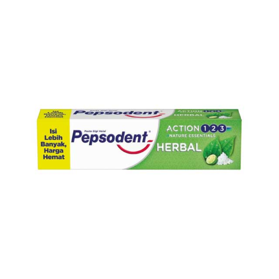 Pepsodent Action 123 Pasta Gigi Herbal 150gram