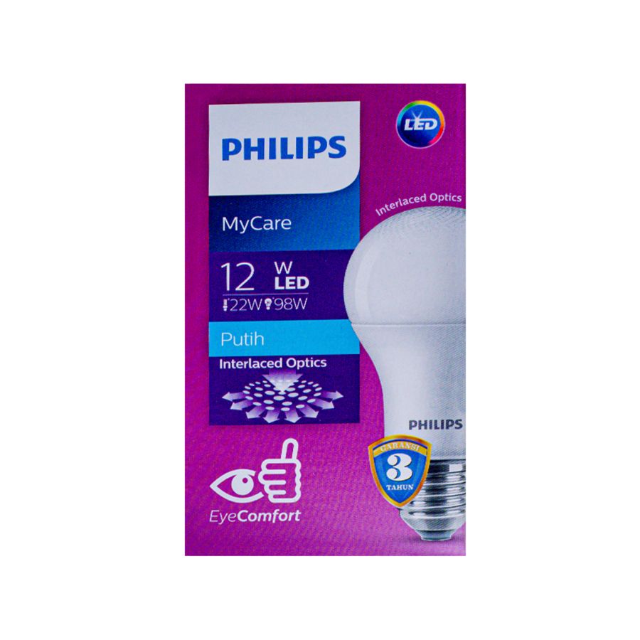 Philips Lampu LED My Care 12w Putih 1 Pcs 1pcs