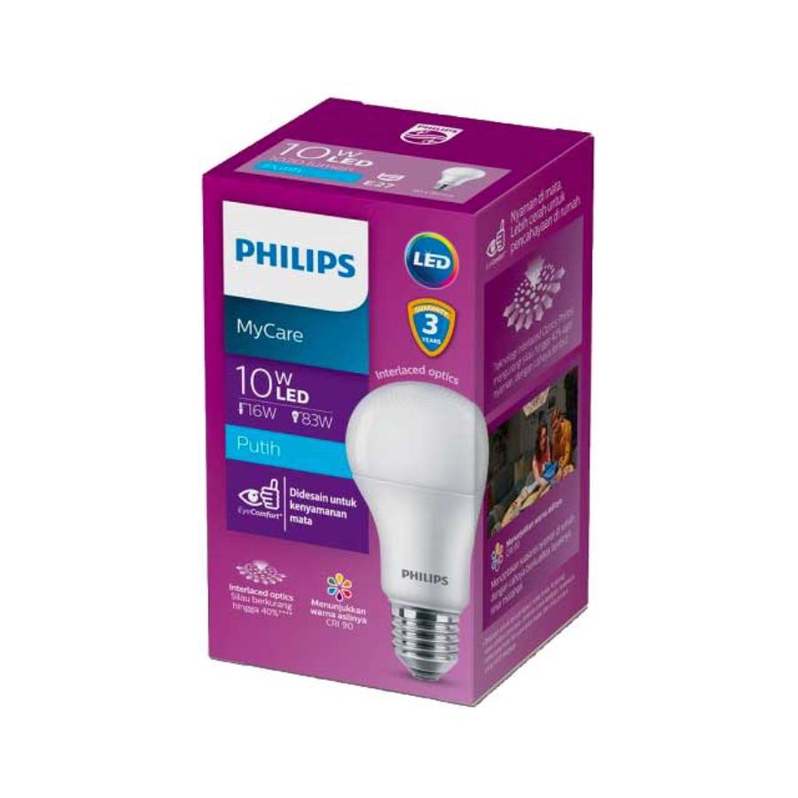 [INVALID] Philips Ledbulb 10W E27 6500K 230V 1Ct/12 Indo