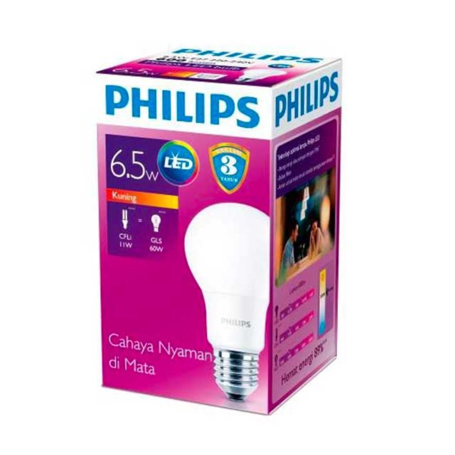 [INVALID] Philips Ledbulb 6.5-60W E27 3000K 230V A60