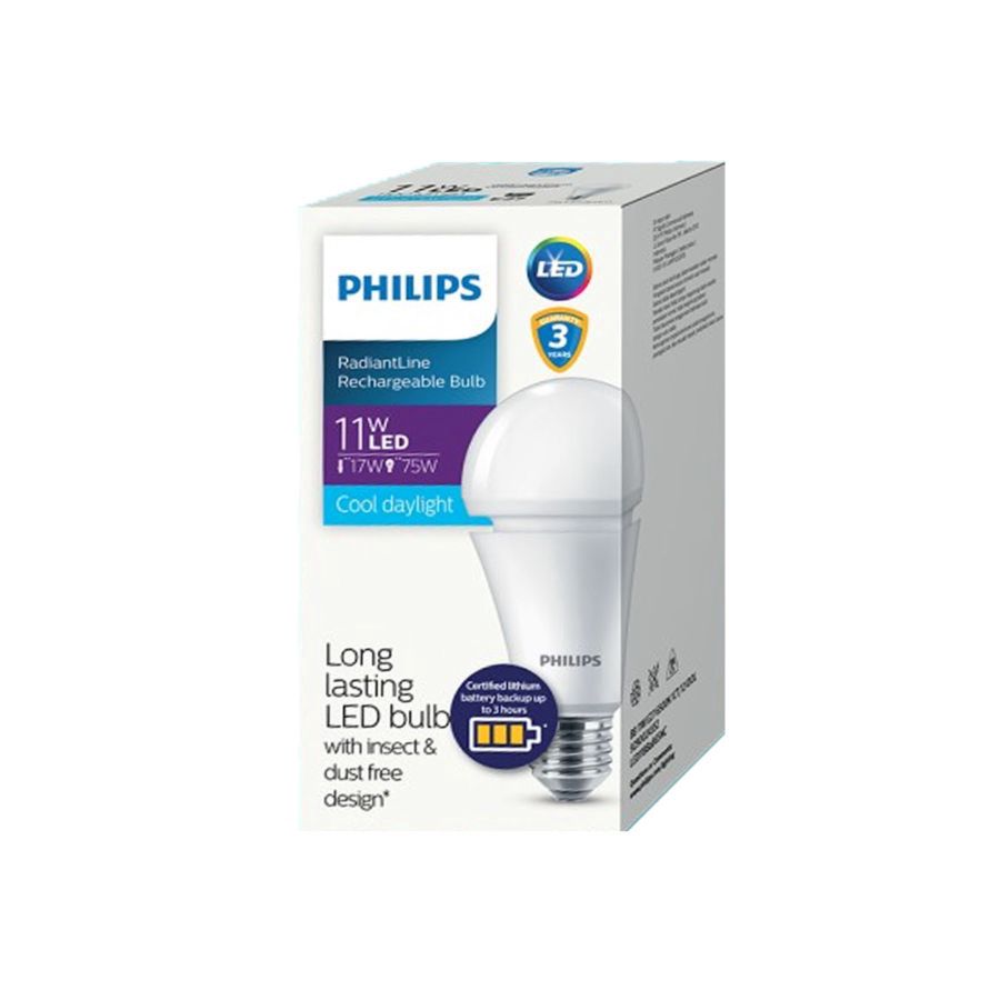 Philips RadiantLine Rechargeable Bohlam LED 11W 6500K