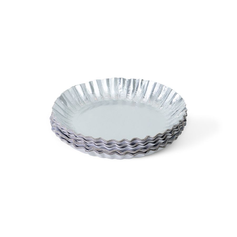 Piring Kertas Pesta Silver A Basics 6inch Isi 20 pcs 1pack