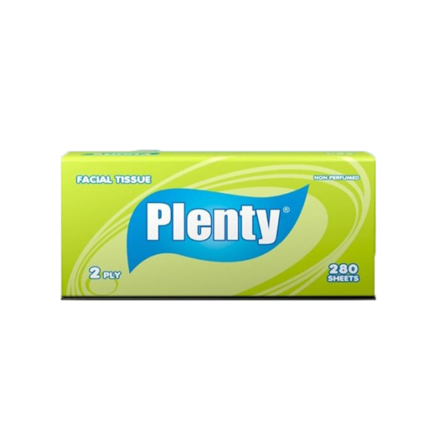 Plenty Facial Tissue Softpacks Green 280sheets