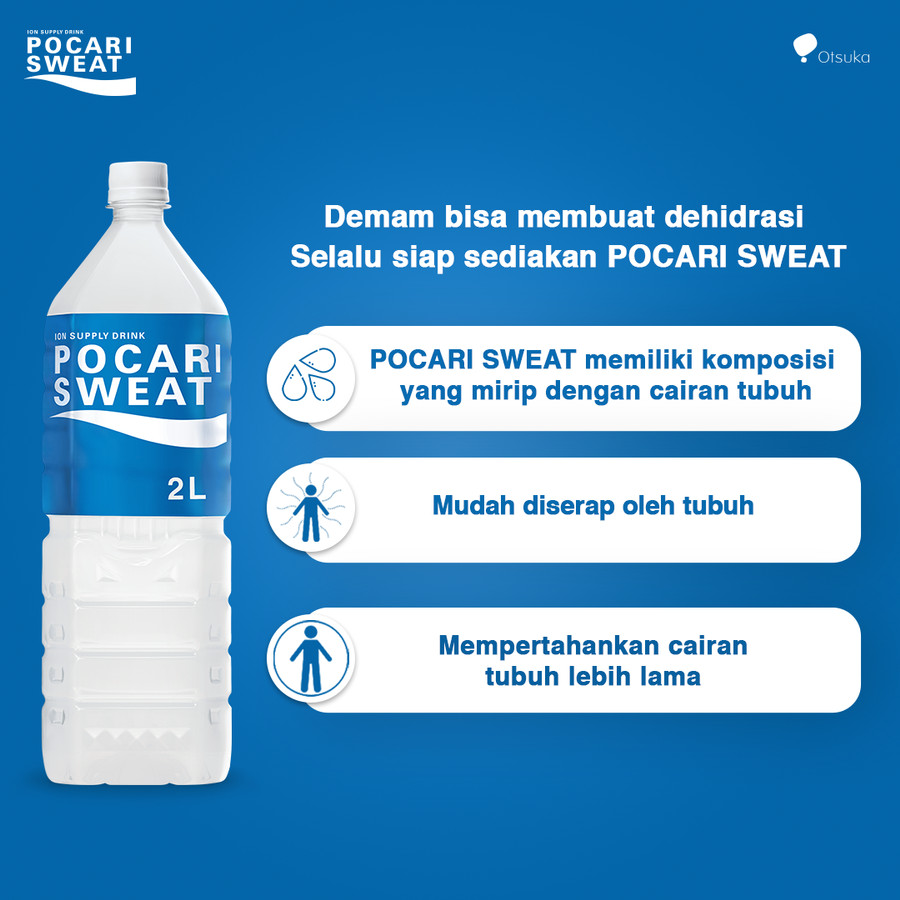 Pocari Sweat Minuman Isotonik Botol 2liter