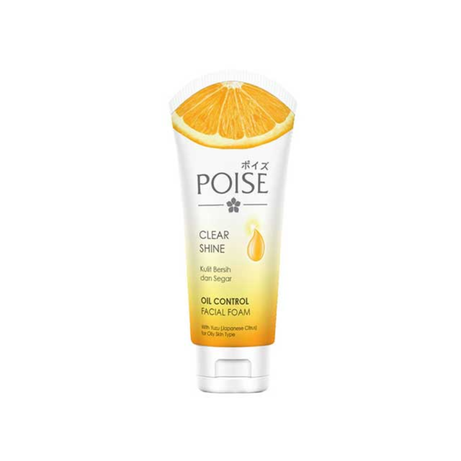 Poise Facial Foam Clearshine Tube 100gram