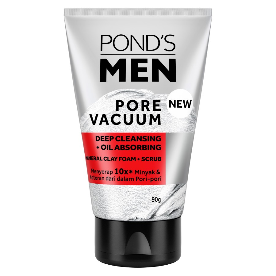 Ponds Men Facial Foam Pore Vacuum 90gram 90gram