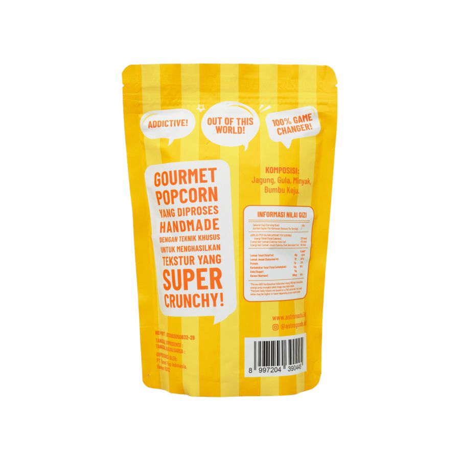 Popcorn Cheddar Jack Astro Goods 50gram