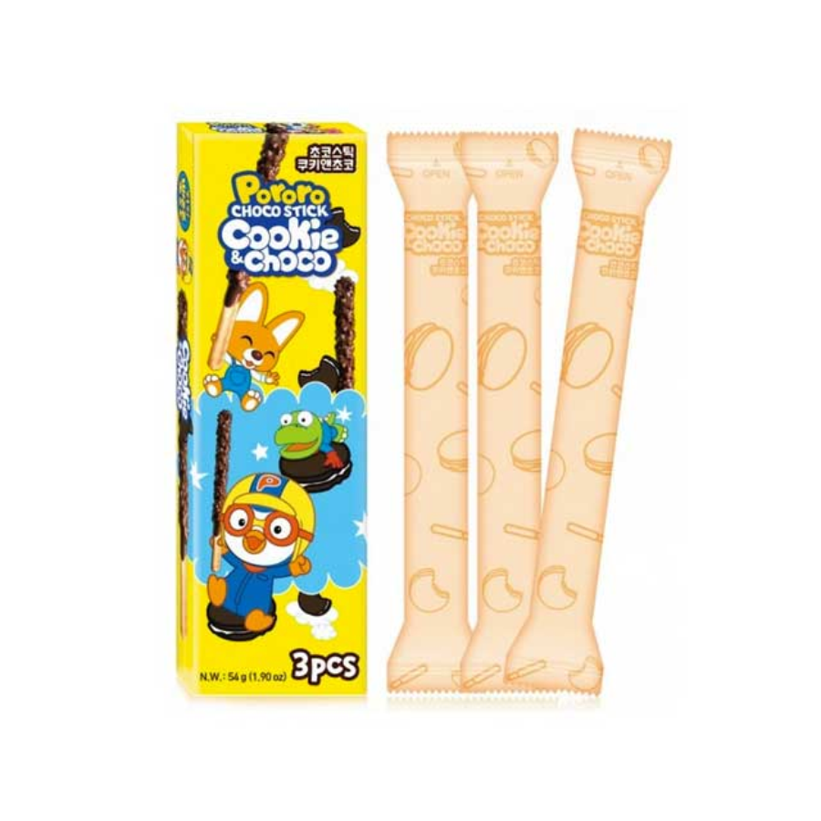 Pororo Choco Stick Cookie & Choco 54gram