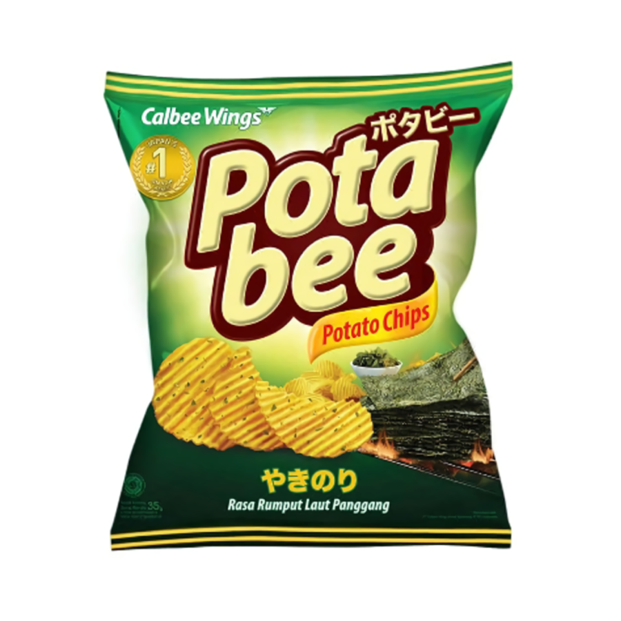 Potabee Seaweed Kripik Kentang 68gram