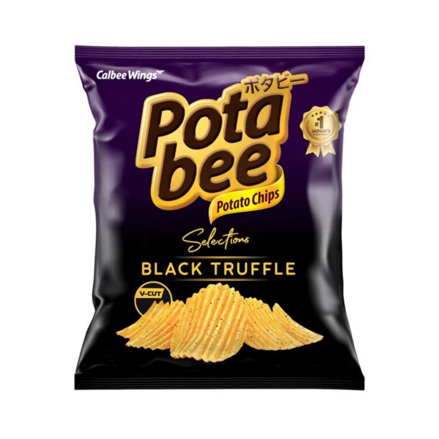 Potabee Selection Black Truffle/Keripik Kentang 65gram