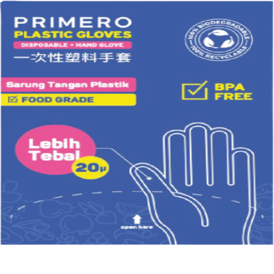 Primero Sarung Tangan Plastik 1pack