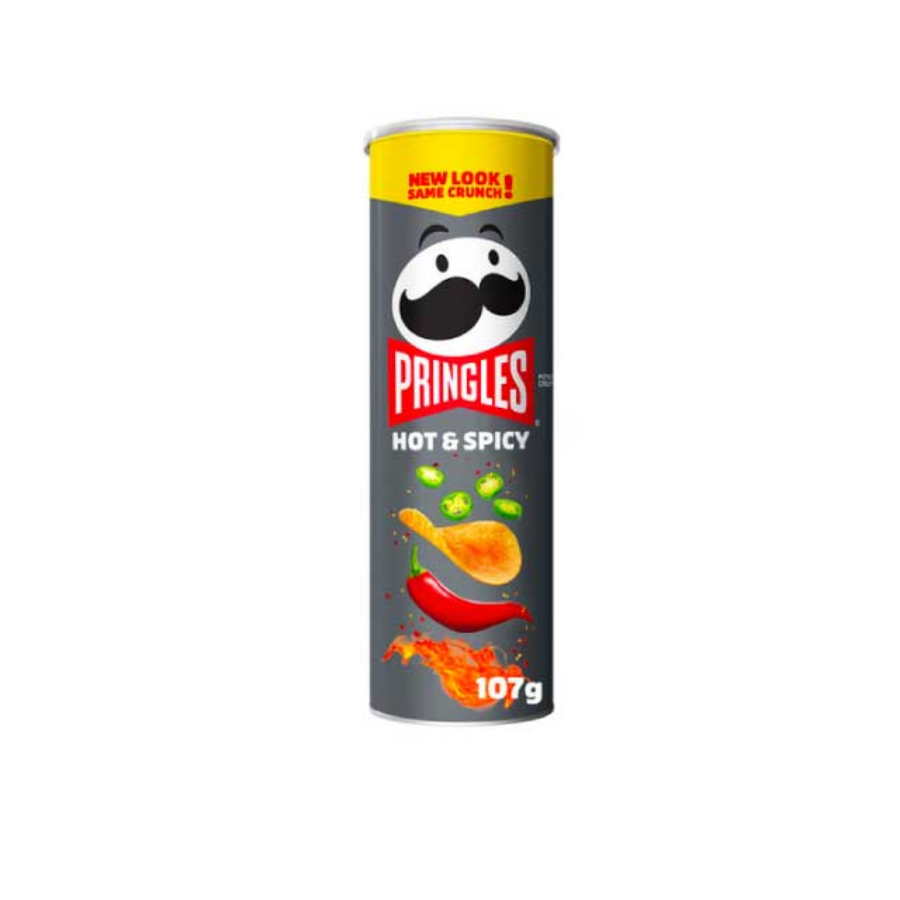 Pringles Hot & Spicy/Keripik Kentang 102gram