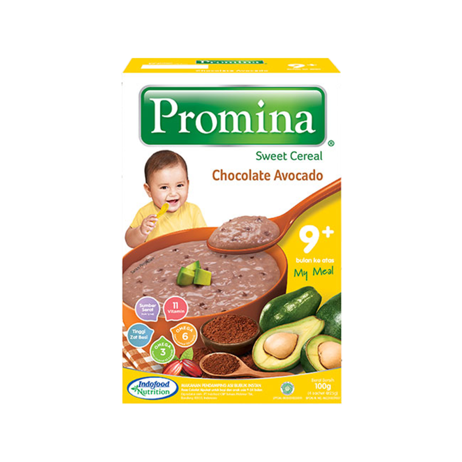 Promina Sweet Cereal Chocolate Avocado 9+ Bln/Snack Bayi 100gram