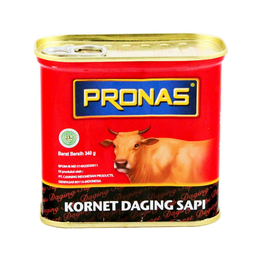 Pronas Corned Beef Kaleng/Kornet Daging Sapi 340gram