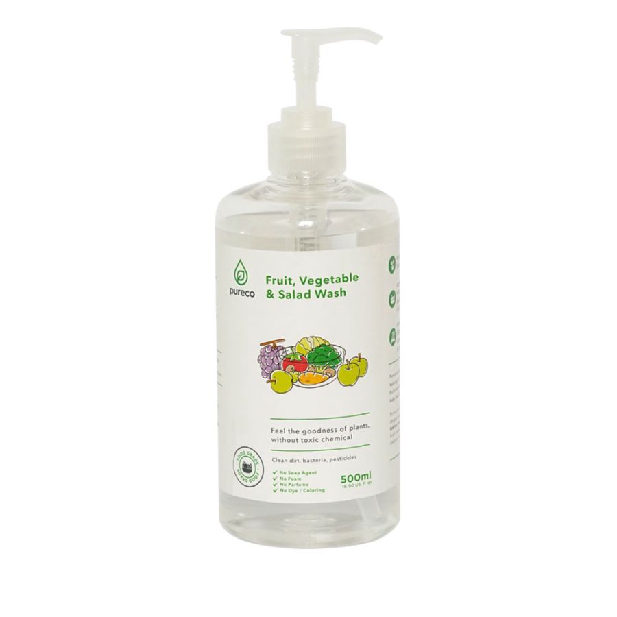 Pureco Fruit Wash Baby Safe Pump 500ml