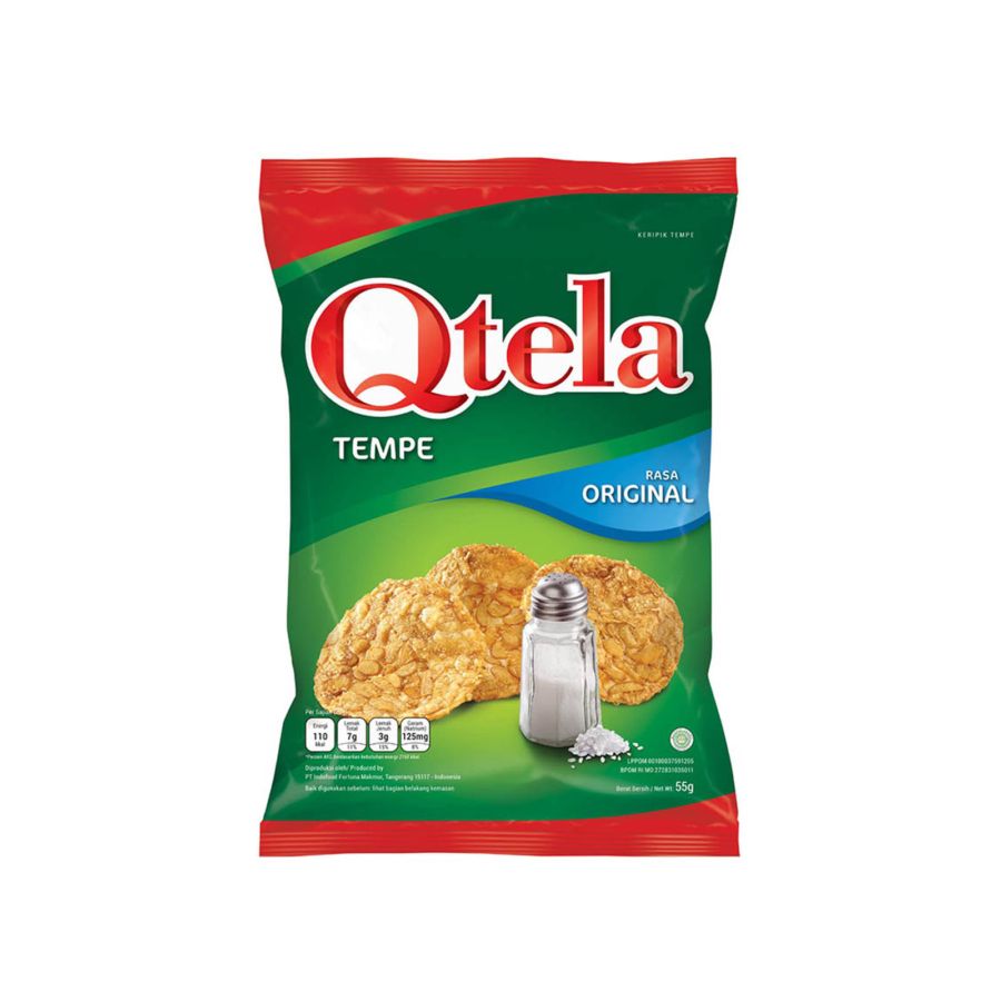 Qtela Keripik Tempe Original 55gram