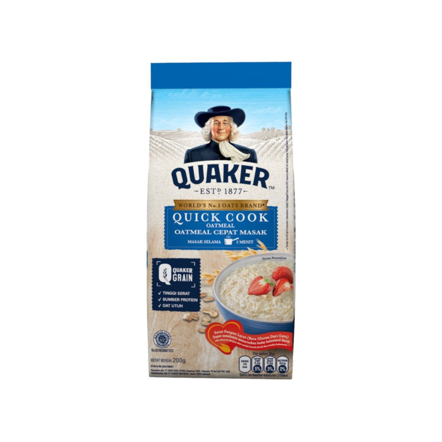 Quaker Oatmeal Quick Cook 200gram