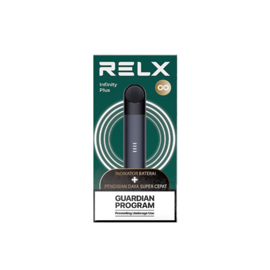 RELX Infinity Plus Device-Black Phantom Rokok Elektrik 1pcs