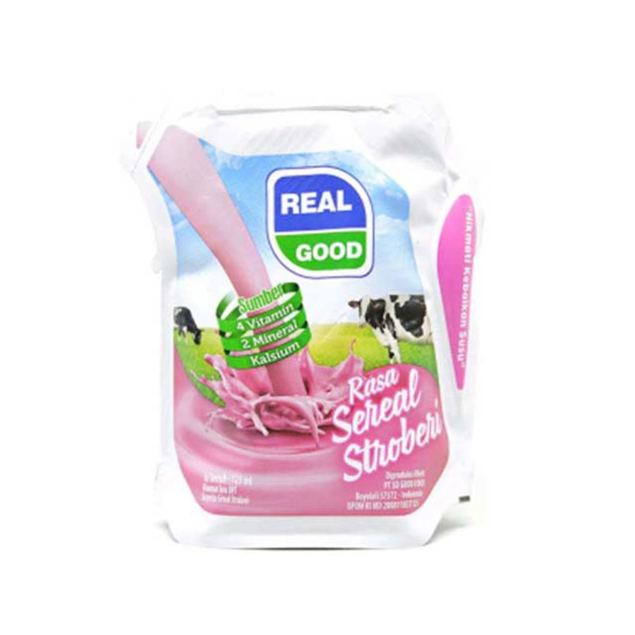 [INVALID] Real Good Milk UHT Strawbery Eaa 125 ml 125ml