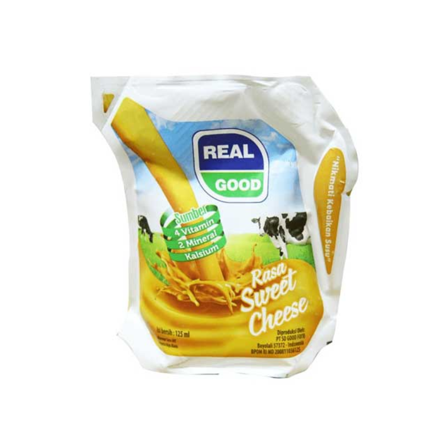 [INVALID] Real Good Milk UHT Sweet Cheese Eaa 125 ml 125ml