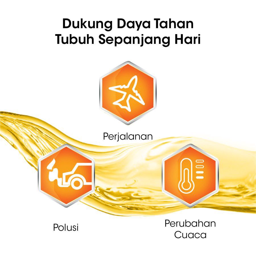 Redoxon Triple Action Vitamin C, D, Zinc Rasa Jeruk 10tablet
