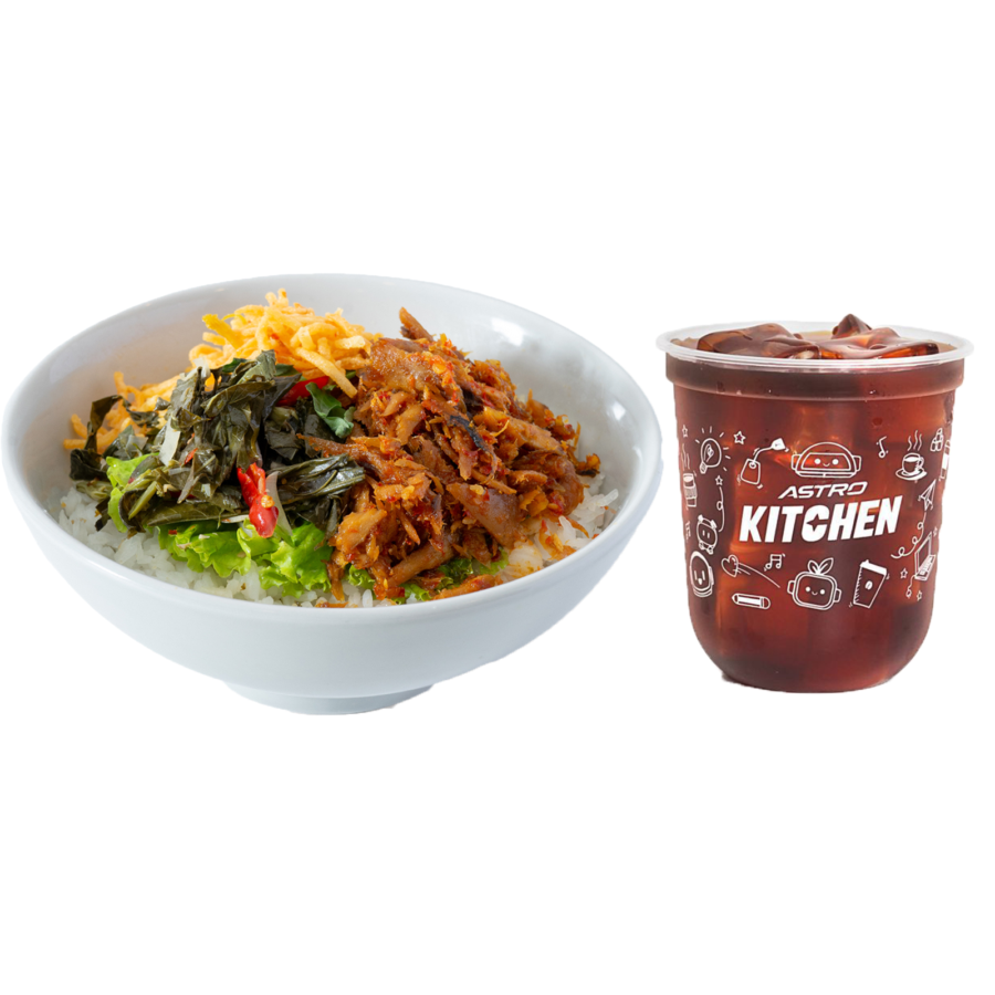 Ricebowl Cakalang & Iced Americano (R)