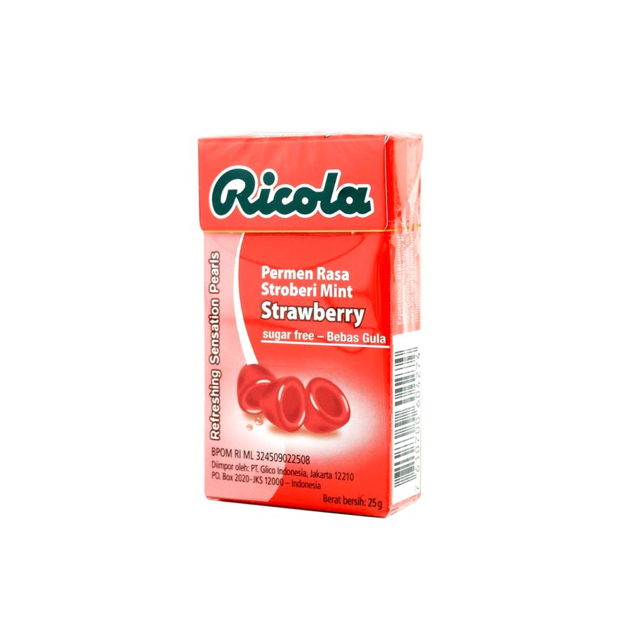 Ricola Strawberry Pearls 25gram