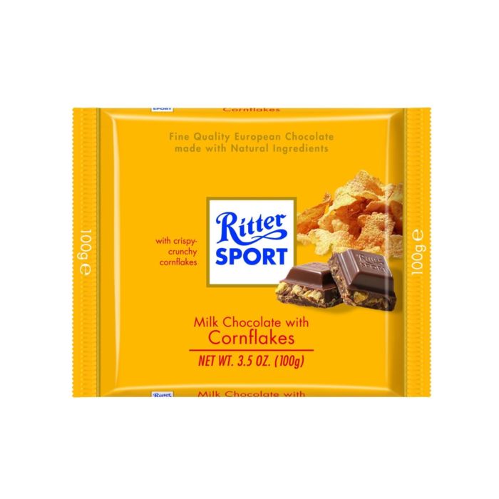 Ritter Sport Milk Chocolate with Cornflakes