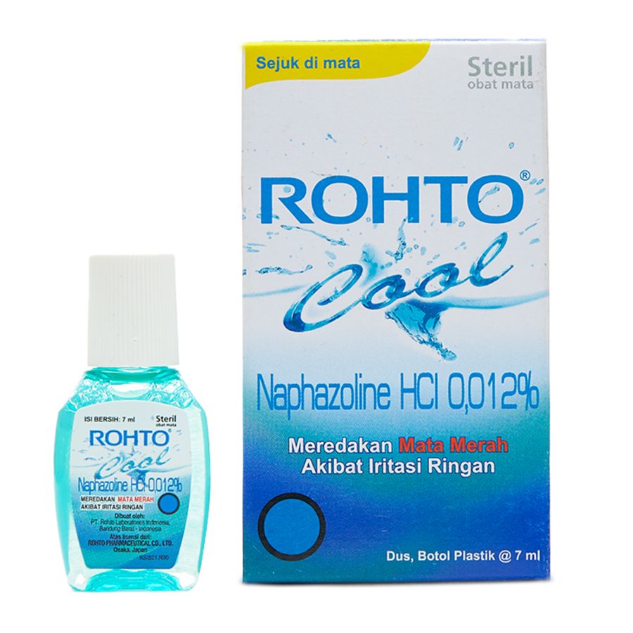 Rohto Cool Tetes Mata Merah, Iritasi, Berair 7ml