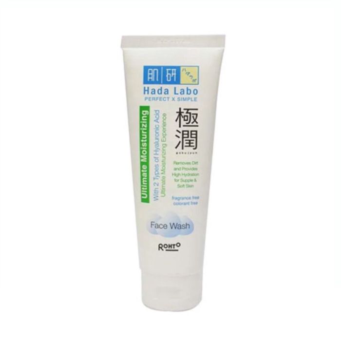 Rohto Hada Labo Ultimate Moisturizing Face Wash Tube 100gram