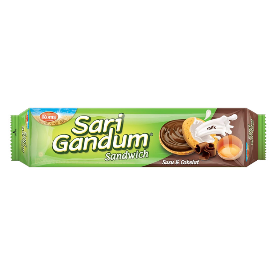 Roma Sari Gandum Cokelat 108gram