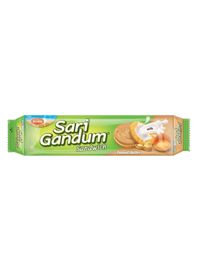 Roma Sari Gandum Sandwich Peanut Butter 108gram