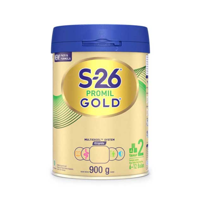 S-26 Promil Gold 2 Formula Lanjutan Vanila 6-12 Bulan Can 