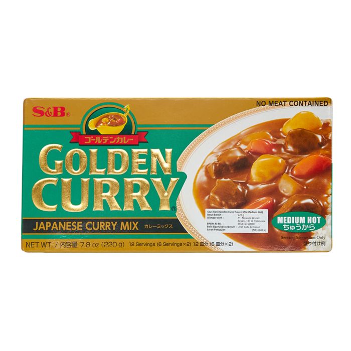 S&B Golden Curry Mix Medium