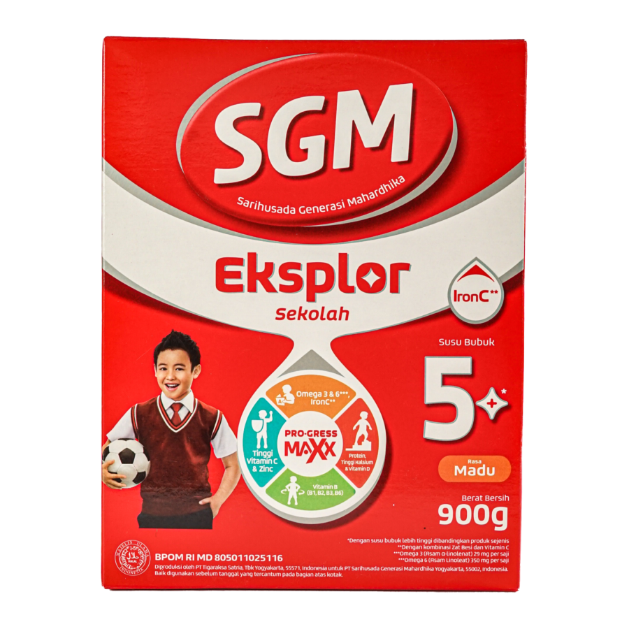 SGM 5-12 Thn Rasa Madu Eksplor Aktif/Susu Formula 900gram