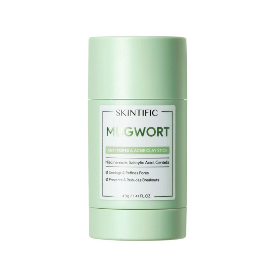Skintific Mugwort Anti Pores and Acne Clay Masker Wajah 40gram
