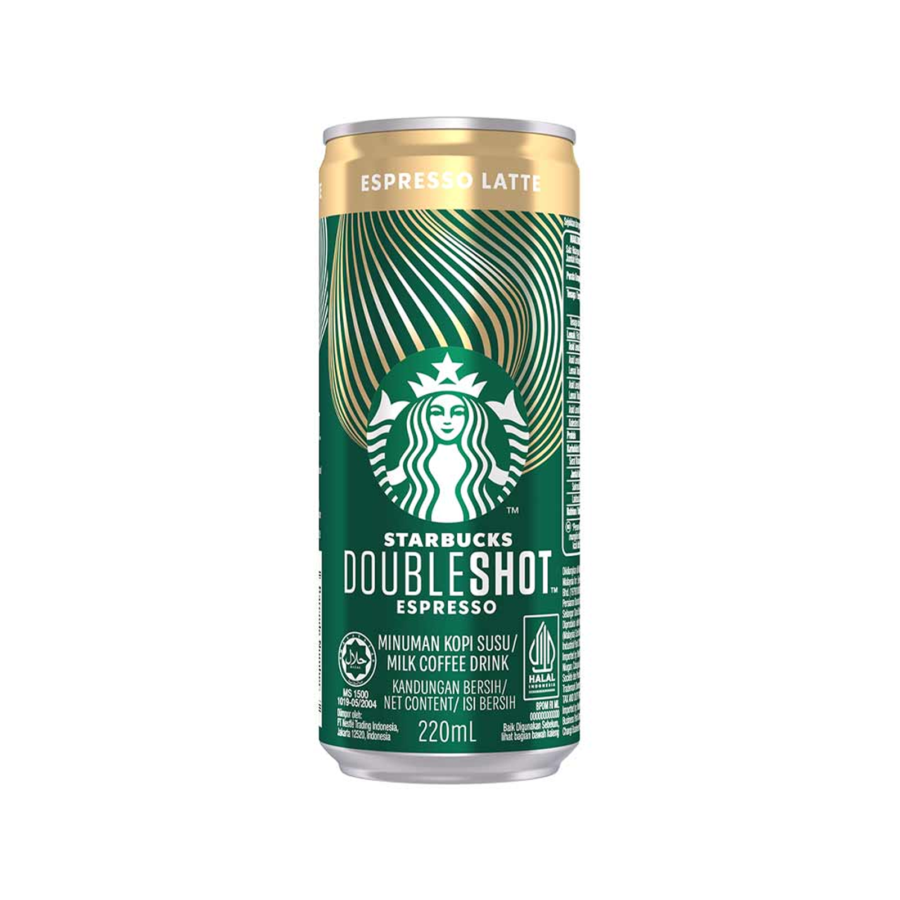 STARBUCKS Double Shot Espreso Latte/Kopi 220ml