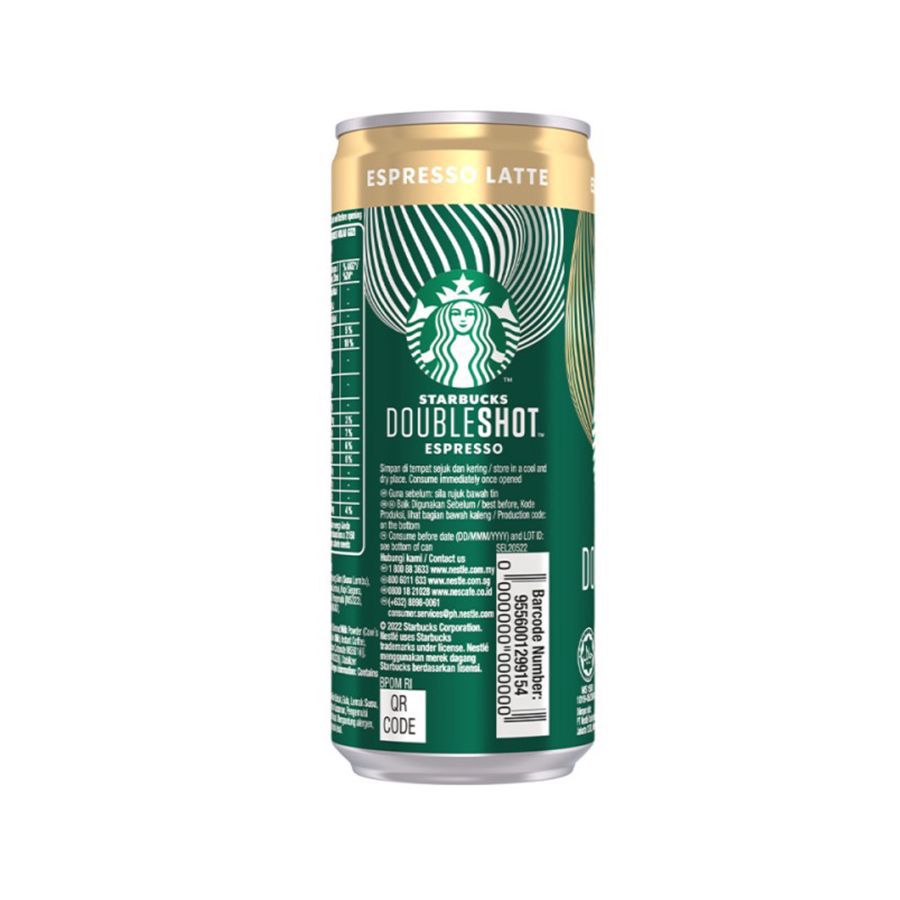 STARBUCKS Double Shot Espreso Latte 220ml