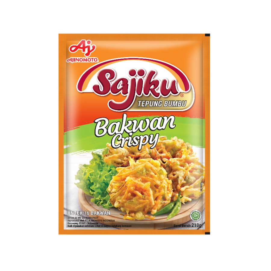 [INVALID] Sajiku Tepung Bumbu Bakwan Crispy 210 gram 210gram