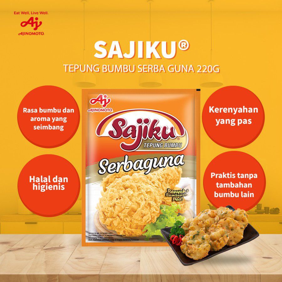 Sajiku Tepung Bumbu Serbaguna 220gram