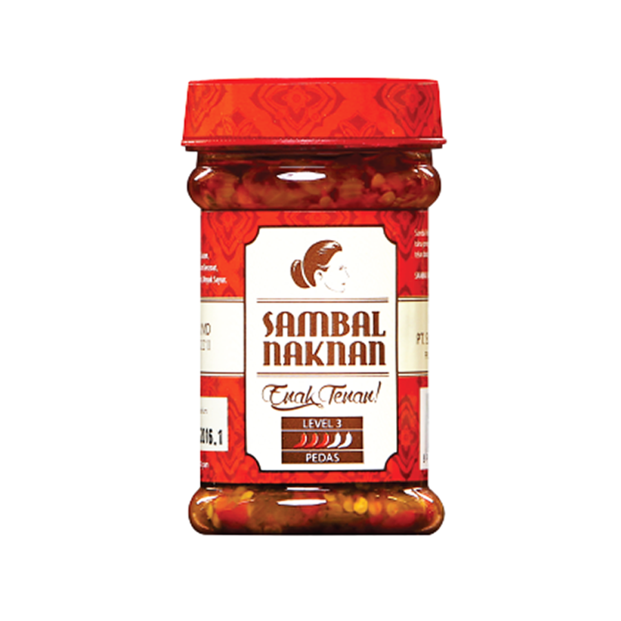 Sambal Naknan Level 3 Pedas Sambal Bawang/Sambel 140gram