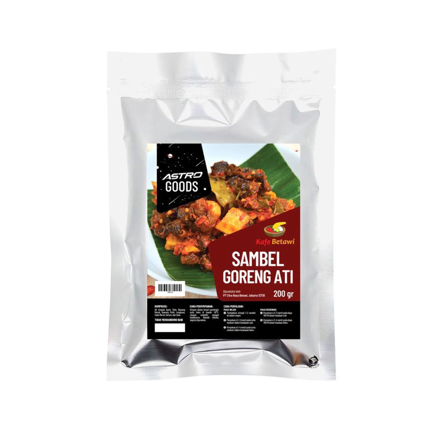 Sambel Balado Ati Ampela Kafe Betawi x Astro 200gram