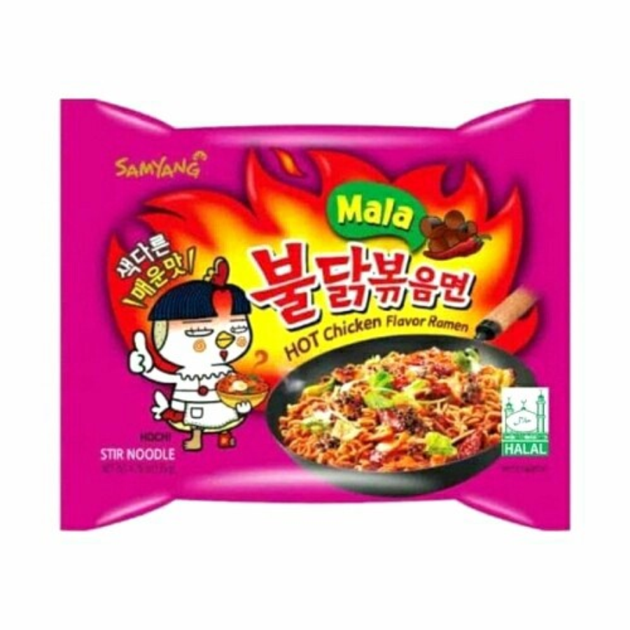 Samyang Hot Chicken Ramen Buldak Mala Mie Instan 135gram