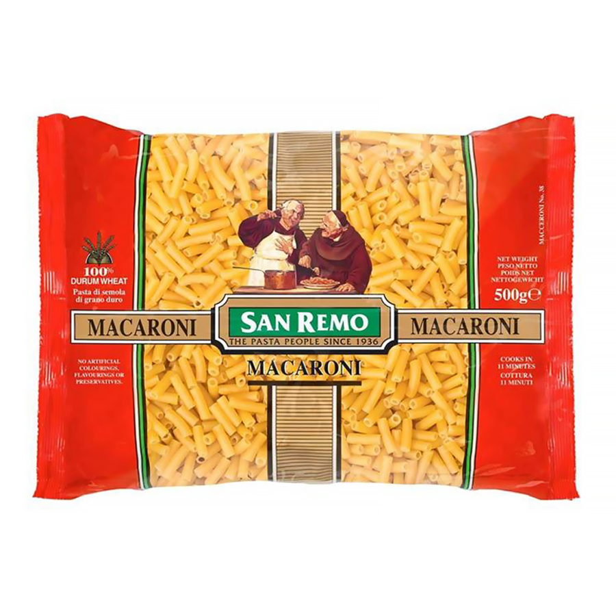 San Remo Pasta Macaroni 500gram