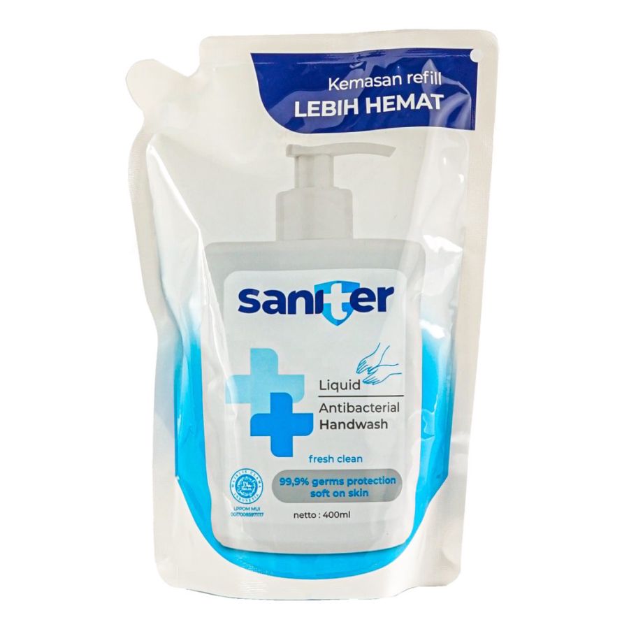 Saniter Handwash Refill Pouch/Sabun Cuci Tangan 400ml