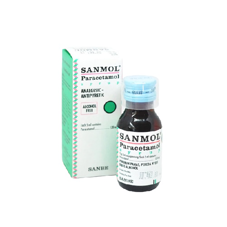 Sanmol Syrup 60ml/Obat Penurun Panas 60ml