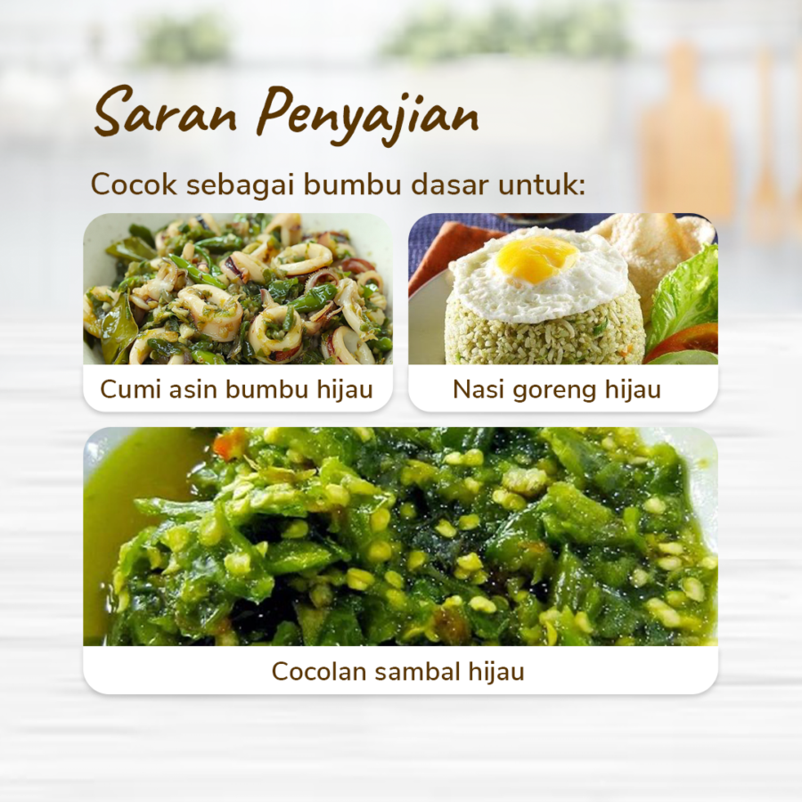 Bumbu Sendok Hijau Bumbu Dasar 100gram